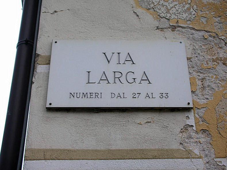 TOPONOMASTICA e CARTELLONISTICA